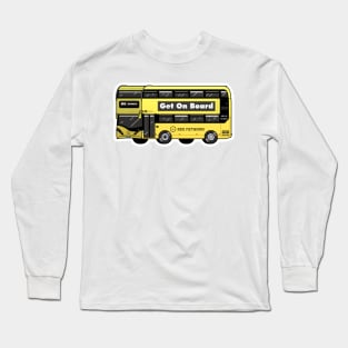 Transport for Greater Manchester, Bee Network yellow bus Long Sleeve T-Shirt